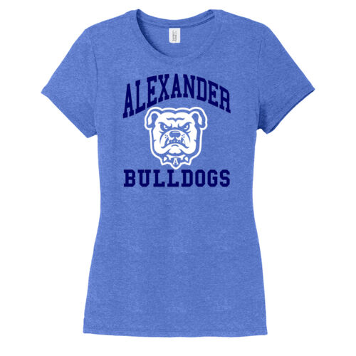 AHS Ladies Tri-Blend Bulldogs Tee Thumbnail